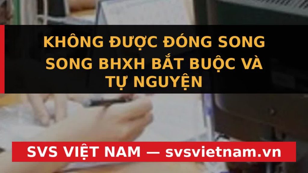 Cảnh Báo Khẩn: Cấm Tuyệt Đối Đóng Song Song BHXH Bắt Buộc và Tự Nguyện Theo Luật BHXH 2024! - SVS Việt Nam
