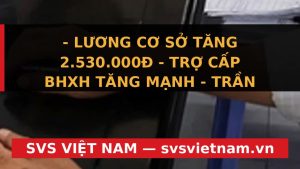 Khẩn Cấp: Lương Cơ Sở Tăng Mạnh Từ 1/7! Hàng Triệu Người Hưởng Lợi Như Thế Nào? - SVS Việt Nam