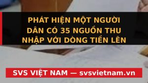 Quyết toán Thuế TNCN 2024: Cá nhân 35 nguồn thu nhập, dòng tiền 3 tỷ - Nộp hồ sơ ở đâu? - SVS Việt Nam