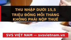 Cơ Hội Vàng: Giảm Trừ Gia Cảnh Thuế TNCN Tăng Vọt – Nắm Bắt Ngay Để Tiết Kiệm! - SVS Việt Nam