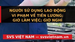 Nghị Định 283/2026/NĐ-CP: Doanh Nghiệp CẨN TRỌNG Bị Xử Phạt Vi Phạm Luật Lao Động Tiền Tỷ! - SVS Việt Nam