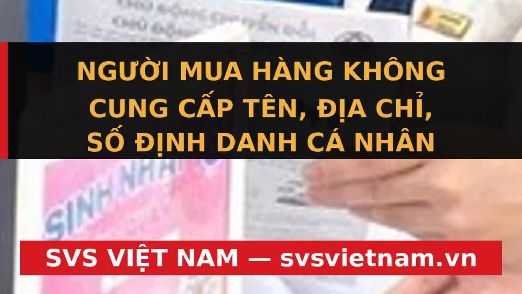 SỐC: Hóa Đơn Sai Thông Tin CÓ THỂ BỊ HỦY! Quy Định Mới Ghi Thông Tin Người Mua 2026 Cần Biết Ngay - SVS Việt Nam